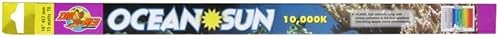 Zoo Med Ocean Sun 10, 000K 420 Bombilla de luz diurna T8 17 vatios, 24 pulgadas