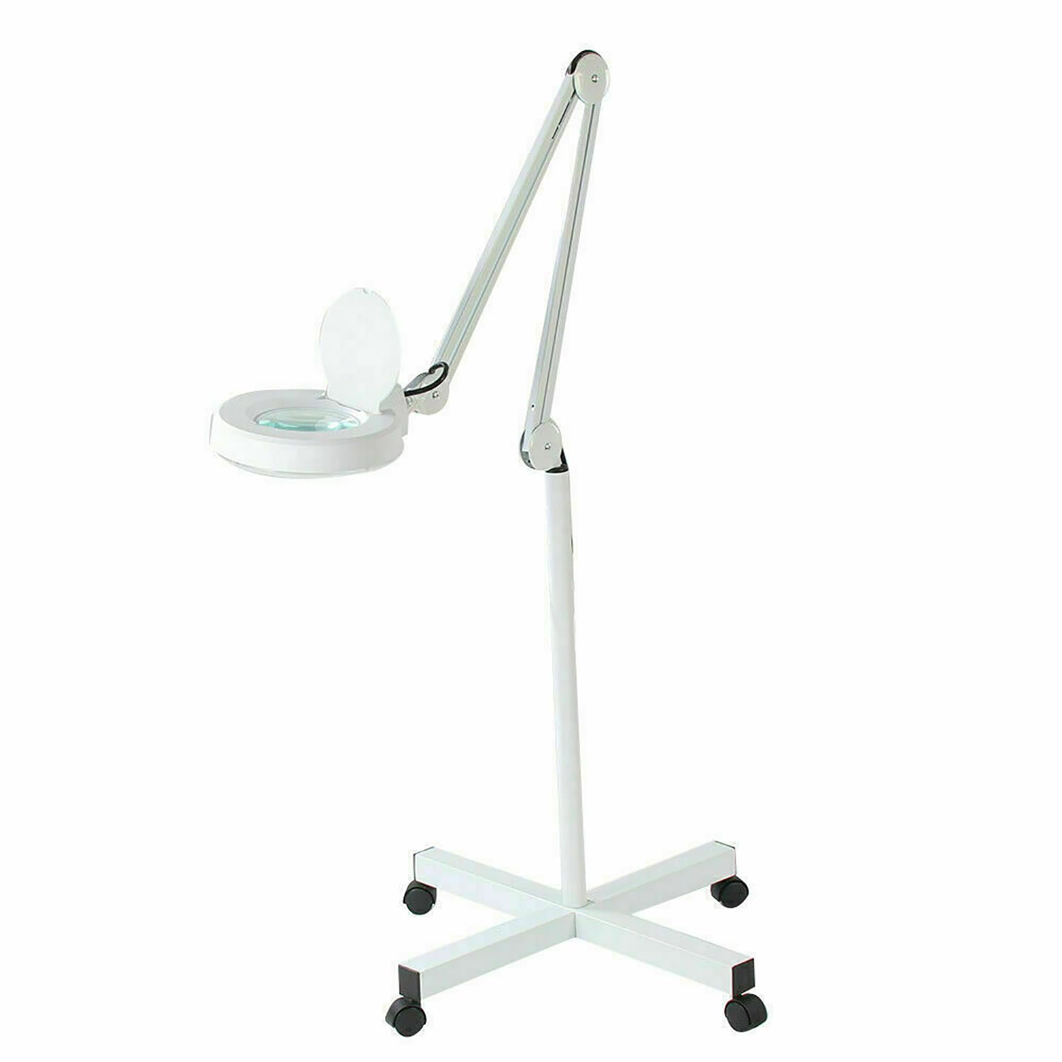 Hygrad Built To Survive White Magnifying Glass Lamp, Cosmetic Lamp Essential Beauty Tool 5X Magnified Mirror For Home Beauty Salon (White)