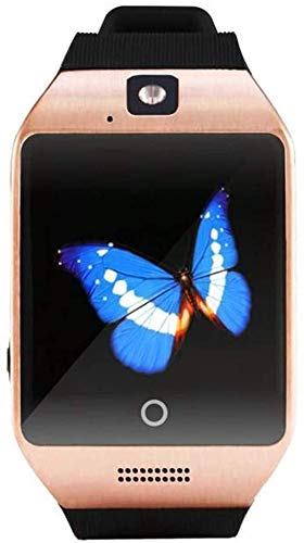 Fitness Tracker Cebbay Smart Watch Bluetooth GSM-Kamera TF-Karte Bluetooth 3.0 Männer Sportuhr Smart-Armband LED-Uhr, Größe Name: eine Größe, Farbe