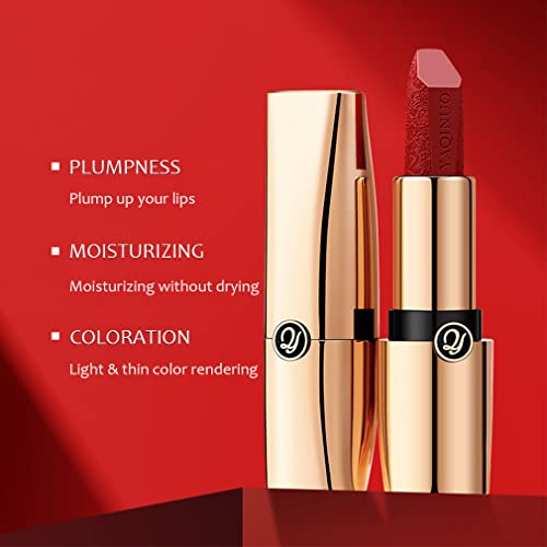 Charm Kiss Matte Lipstick，Super Lustrous Lip Plumper Makeup ，Moisturizeing Waterproof Lipstick，Pigmented Lip Makeup Gift For Girls And Women (05#) #TOP1
