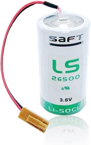 XIAOXX (1 unidad) 3.6V 7700mAh LS26500 Batería para Saft LS26500 Batería de litio con enchufe