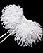 L'VOW Fashion Feather Cape Gothic Stole Shawl Burning Man Halloween Costumes(White-2)