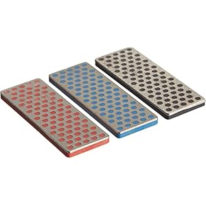 Pietra per affilare DMT Mini Diamant Sci e Snowboard, 70 mm, kit da 3 pezzi, WS7K