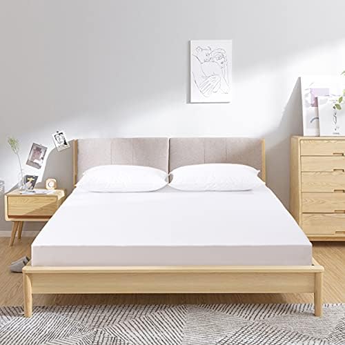 Amazon Brand - Umi Waterproof Mattress Protector Single Size, Soft Single Waterproof Mattress Protector, Mattress Protector Single Bed, 90x190cm