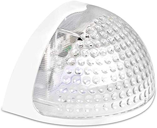 Solar Powered 6 LED Garden Outdoor Fence/Deck/Wall/Stairway Light/Lights Waterproof (White, 4 Lights)
