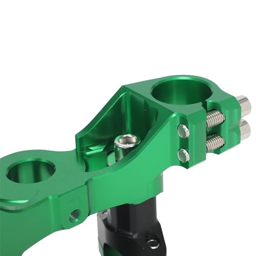 USTPO Motorcycle Top Triple Clamp 7/8" 22MM Upper Triple Tree Bar Mount with Risers Set CNC for KLX110 KLX 110 110L KLX110L 2002-2023 Green by USTPO - Image 7
