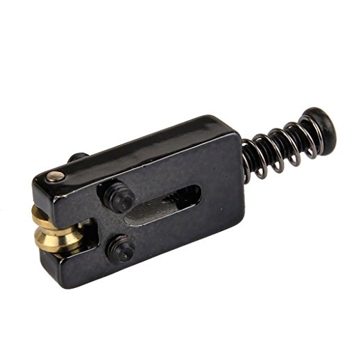 Surfing 6 Roller Bridge Tremolo Saddles Wrench for Strat Tele Electric Guitar Black