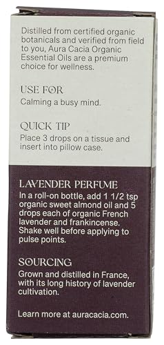 Aceite Esencial Orgánico de Lavanda Francesa Aura Cacia, 7 ml miniatura 2