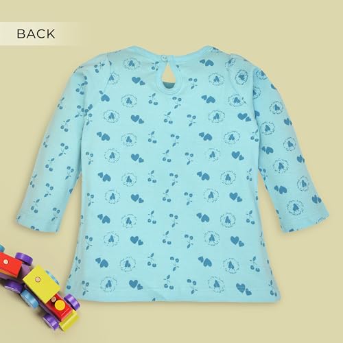 Image of LuvLap Baby Girls 100% Cotton Full Sleeve Girls Top, Pack of 02
