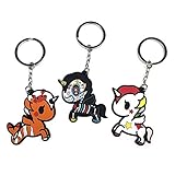 Tokidoki 3-pack keychains (Stellina, Caramelo & Marea)