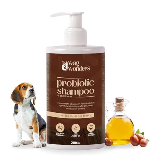Image of Probiotic Dog Shampoo 200ml, Probiotic Balances Natural Bacteria, Supports Healthy Skin & Coat, Soothes Itching & Irritation, Gentle & Nourishing Pet Care