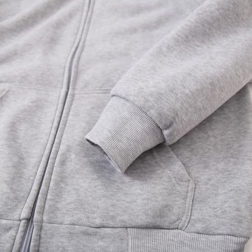 Image of Yasumond Hoodies for Men Zipper Fleece Sweatshirt Heavy Sherpa Lined Hooded Warm Winter Coats Big Tall