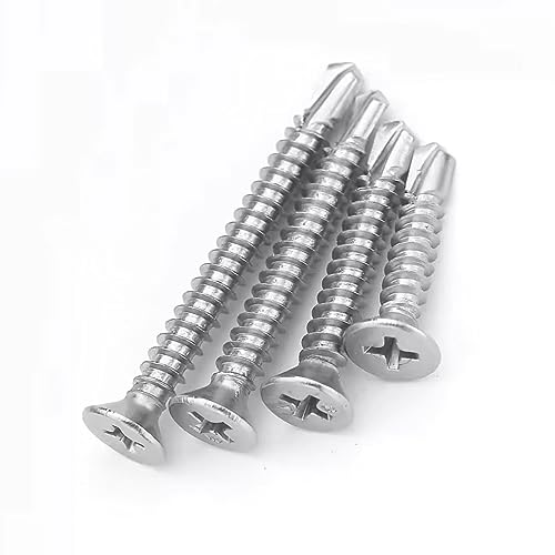 SYDARSYN Phillips Flat Head Self Tapping Self Drilling Screw for Metal/Wood - Image 3