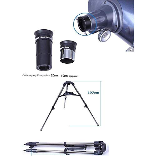 SEESEE.U Teleskope Tragbares Reiseteleskop 130 mm Astronomisches Refraktorteleskop mit verstellbarem Stativfinder… – Bild 6