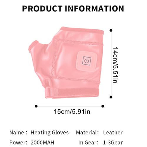 Guantes calefactables para invierno con pantalla táctil y batería recargable 2
