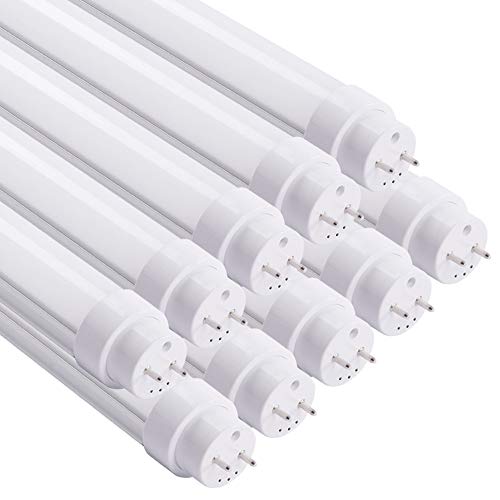 角度調整型 FL40W互換ランプ 直管LED蛍光灯40形 昼白色5000K 2600ルーメン 自然演色 18W 取付便利 チラつきなし グロー式工事不要 G13 t8 120cm リラックス照明 PSE認証済み 10本入り
