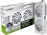 Palit Placa gráfica GeForce RTX 5060 White OC 8GB GDDR7 2280 MHz 128 bits 8 pinos RGB Lighting