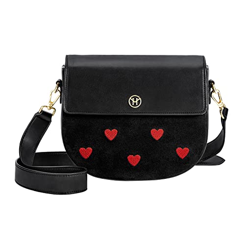 VICTORIA HYDE Bolso cruzado para mujer suave de cuero genuino con...