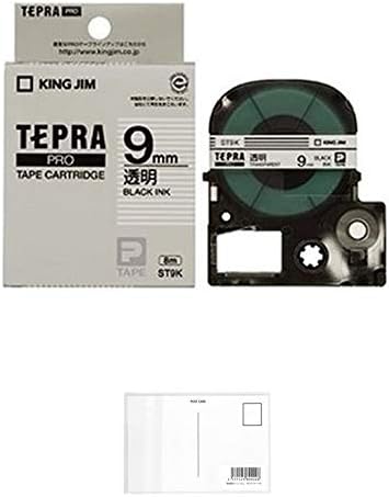キングジム テープカートリッジ テプラpro 9mm St9k 透明 画材屋ドットコム ポストカードa 休み