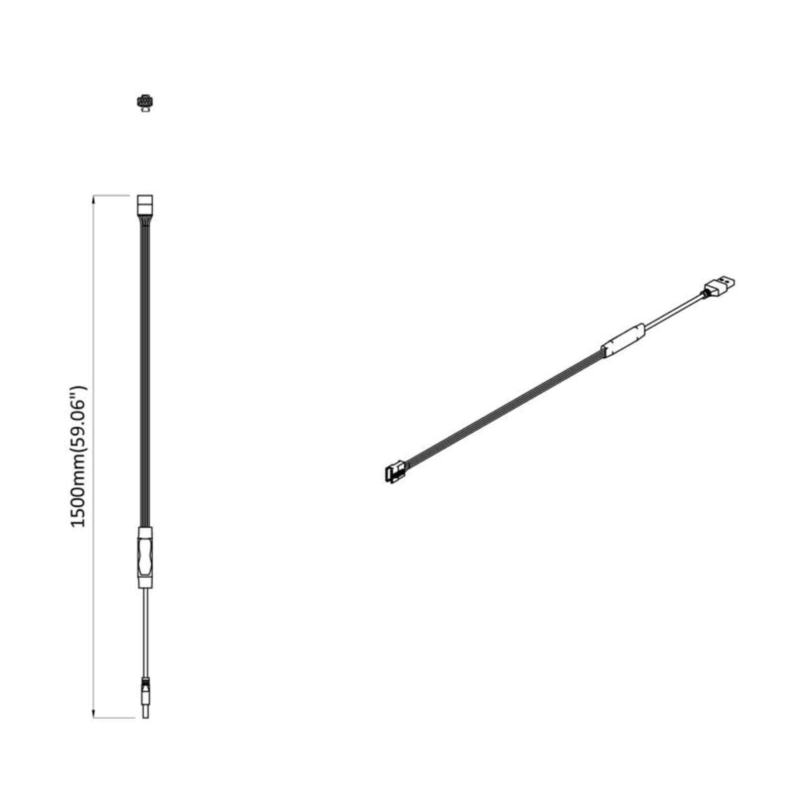 LED Streifen 12 Stück Schwarz Transparent 450 mm USB Stromversorgung für Innenräume Flexibel dimmbar Farbwechsel Akzent- und Arbeitsbeleuchtung