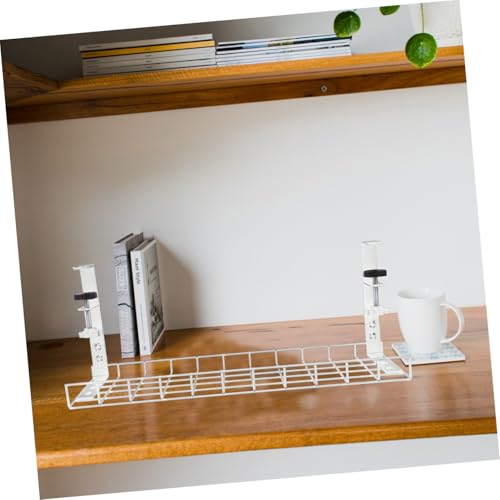Balacoo Bandeja Porta Cable para Escritorio, Organizador de Cables Grande 500mm Negro, Soporte para Cables y Regleta de Alimentación miniatura 7