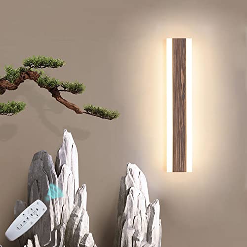 Applique murale LED extérieure 60cm noire dimmable avec télécommande étanche IP65 pour jardin - 2