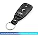 uxcell New 4 Buttons Key Fob Remote Control Case Shell Replacement OSLOKA423T for Hyundai Elantra 2007-2010 Sonata 2006-2011