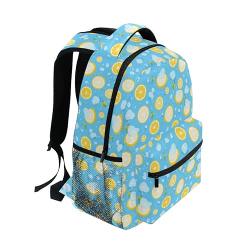 Sac à dos d'écolier citron S léger et multicolore pour la rentrée