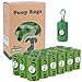 Biodegradable Dog Poop Bag 26 Rolls (390 Counts) with Dispenser, Scented Leak-Proof Dog Waste Bags