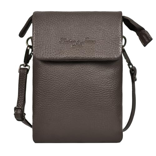 Sac à main compact en cuir marron idéal pour vos sorties et balades urbaines