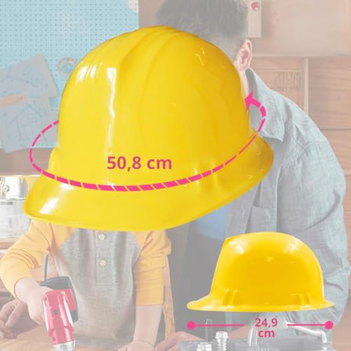 Miniatura 2 de Novelty Place Cascos De Construcción Para Fiestas - Disfraces Cascos Suaves Para Niños Y Adultos Paquete De 12
