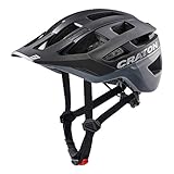 Cratoni Helmets AllRace Fahrradhelm, Schwarz-Grau, M-L 56-61