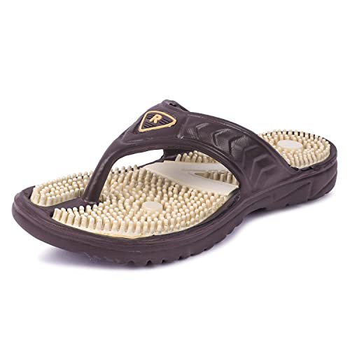 Image of TieFit Men's Accupressure Non-Slip Slipper Flip & Flop