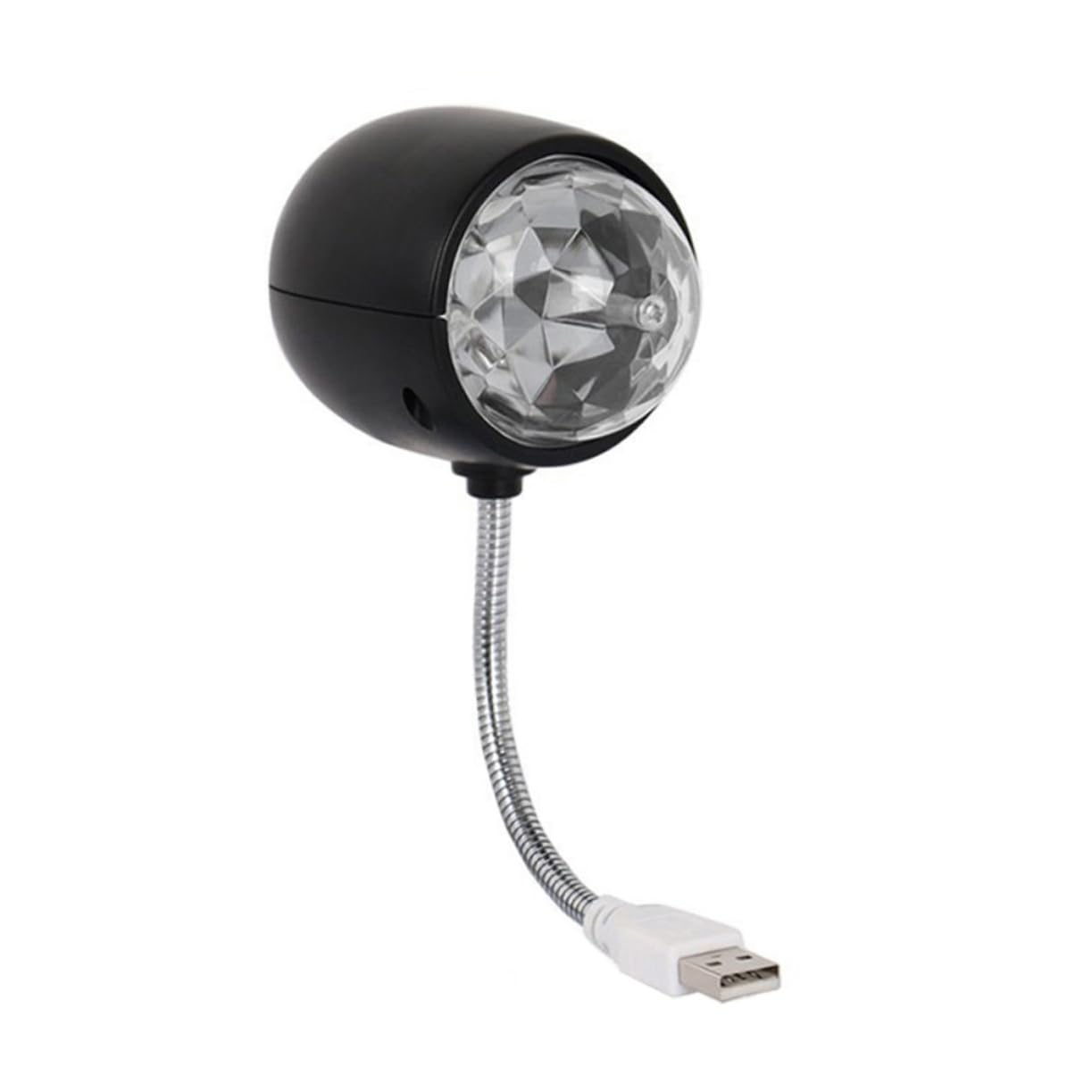 CORHAD 1pc USB Mini Disco Strobe Light Decorative Reading Lamp Black Light Lightweight Design for Parties Stage Home Ktv Atmosphere Creation