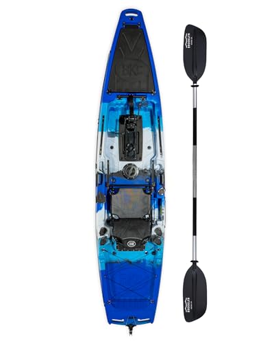 Brooklyn 12.5 Pro Single Pedal Kayak (PK13) (Blue Camo)
