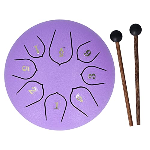 Set de Tambor de Lengüeta 6 Pulgadas 8 Tonos con Baquetas miniatura 5