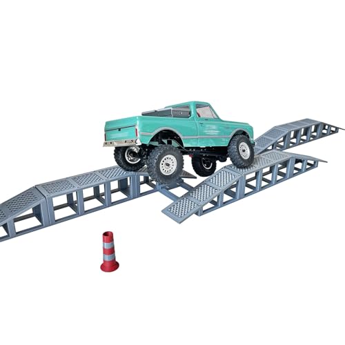 AUHU Bumpy Wheel Suspension Challenge Obstacle Model Bridge for 1/18 1/24 Scale RC Crawler Truck