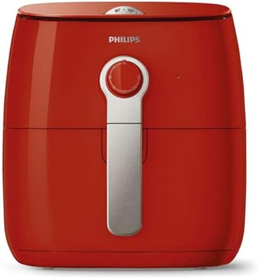 Philips Viva Turbostar Multi-Cooker Low-Fat Airfryer - Red Hd9621/36