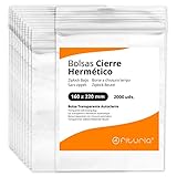 Bolsas con Cierre Hermético de Plástico Transparentes Ideales para...