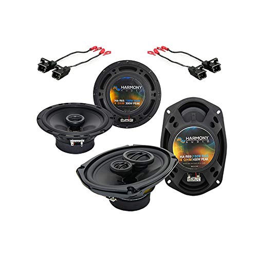 Harmony Audio R65 R69 OEM Factory Speaker Replacement Package Compatible with Chevy Malibu/Malibu Maxx 2004 2005 2006 2007
