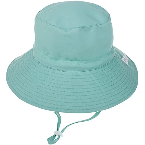 Unissexo bebé menina menino infantil pequeno chapéu de sol gorro de pescador verão exterior proteção solar gorro de praia, Água verde