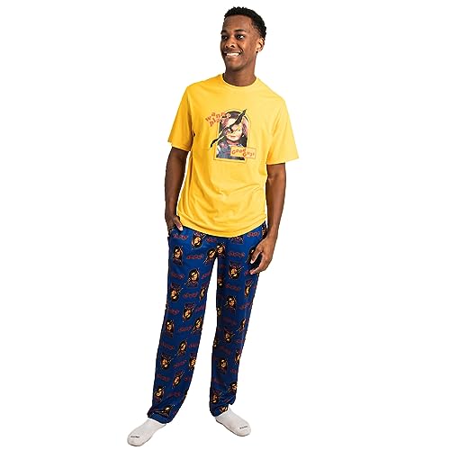 Bioworld Chucky Character Men's 2-Pack Pajama Set