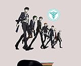 Cosplay Anime Psycho-Pass Wall Stickers/Fridge stickers/Glass window stickers/Waterproof Car Stickers Kid's Room/Bedroom/Living Room Wall Decals Wall Art Decor Creative Home Decoration