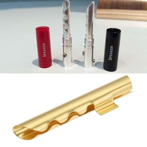 10 piezas conectores banana 4mm cobre chapado oro miniatura 2