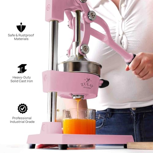 50% Off Zulay Kitchen Cast-Iron Citrus Juicer Squeezer