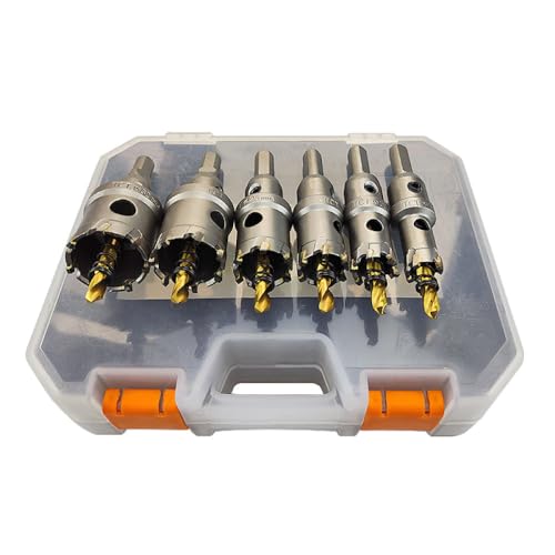 Set 6 Pzas Brocas Corona 16-32mm Carburo Tungsteno miniatura 2