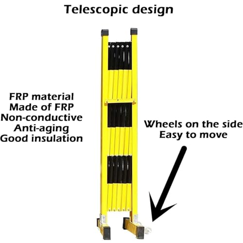 Barrière de circulation extensible de 1,2 m pliable pour parking et route - 4