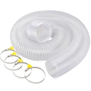 Wynnsky TH1152 PVC-Staubsammelschlauch 10,2 cm × 3,4 m