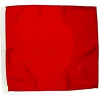 Notflagge rot 60x60cm Binnen-Revier SB-Pack