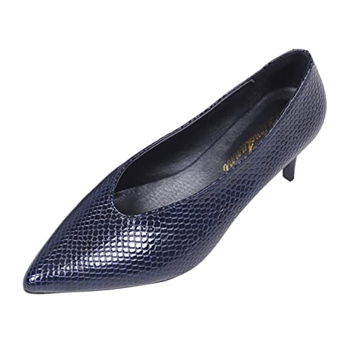 Chaussures pointues à bout pointu bleu 37.5 : le raffinement des sandales à talon carré